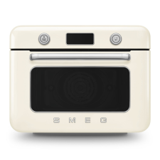 Smeg ASZTALI KOMBINÁLT SÜTŐ, GŐZFUNKCIÓVAL, retro, Galileo, bézs sütő