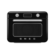 Smeg ASZTALI KOMBINÁLT SÜTŐ, GŐZFUNKCIÓVAL, retro, Galileo, fekete sütő