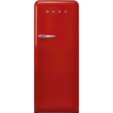 Smeg KOMBINÁLT HŰTŐ ÉS FAGYASZTÓ, retro, 60,1x150 cm, jobb oldali pántok, piros hűtőgép, hűtőszekrény