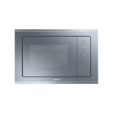Smeg MIKROHULLÁMÚ SÜTŐ, Classic design, beépíthető, 20 liter, inox mikrohullámú sütő