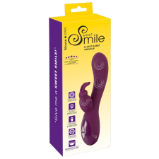 smile SMILE - akkus 3 motoros, csiklókaros vibrátor (lila) vibrátorok