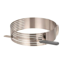 smile Smile (sak-9) Tortaforma kerek állítható szeletelő késsel fém sütés és főzés