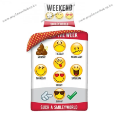  Smiley ágyneműhuzat (100% pamut) lakástextília