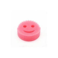  Smiley mosogatószivacs - - Rózsaszín tisztító- és takarítószer, higiénia