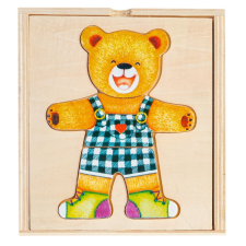Smily Play Teddy bear boy - 18 darabos fa puzzle (SPW83592) puzzle, kirakós