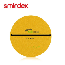 SMIRDEX Smirdex 77mm lyuknélküli körpapír (P1000) autóápoló eszköz