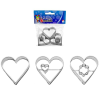 Smolík SMOLÍK SZÍV 3 darabos készlet 791 44 × 45 mm 2 darab középpel, ónozott