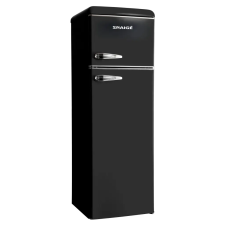 Snaigé AKCIÓ FR27SM RETRO felülfagyasztós fekete hűtőszekrény, 172,5x56x63cm, 252 l, LOW FROST, LED, E energiaosztály,+3 év alkatrészgarancia! hűtőgép, hűtőszekrény