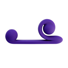  Snail Vibe Duo - akkus, 3in1 stimulációs vibrátor (lila) vibrátorok