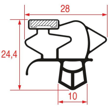  SNAP-IN TÖMÍTÉS 1515x630 mm beépíthető gépek kiegészítői