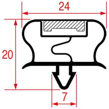  SNAP-IN TÖMÍTÉS 790x715 mm beépíthető gépek kiegészítői
