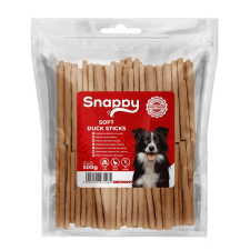  SNAPPY DOG SNACKS PAWSTICKS – Puha kacsás jutalomfalat rudak 500g jutalomfalat kutyáknak