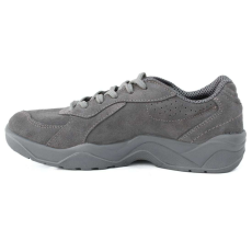  Sneakers uniszex fűzős velúrbőr félcipő H-V szürke 06551