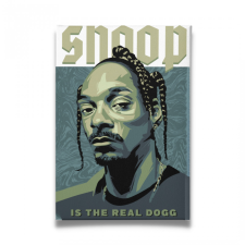Snoop - Vászonképek grafika, keretezett kép