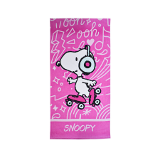 Snoopy Skate fürdőlepedő, strand törölköző 70x140cm lakástextília