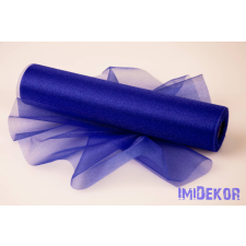 Snow Organza 23,5cm x 10m dekorációs anyag - Királykék dekorációs kellék