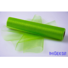 Snow Organza 23,5cm x 10m dekorációs anyag - Teazöld dekorációs kellék