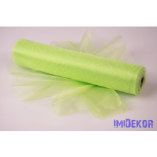 Snow Organza 23,5cm x 10m dekorációs anyag - Világoszöld dekorációs kellék