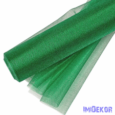  Snow organza 23.5cm x 10m - Sötétzöld dekorációs kellék