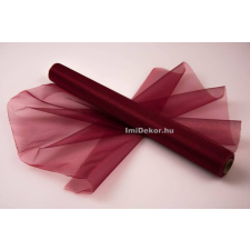  Snow Organza 47cm x 10m dekorációs anyag - Bordó dekorációs kellék