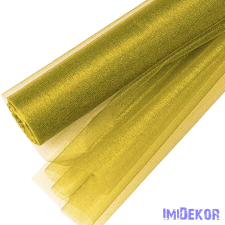  Snow organza 47cm x 10m - Mohazöld dekorációs kellék