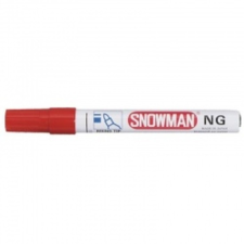 Snowman NG-12 alkoholos marker piros, kerek hegy 1-3mm filctoll, marker