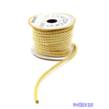  Sodrott zsinór 5mm x 10m - Arany dekorációs kellék