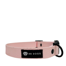 Sofa Dress Kft. NRDOGS Nyakörv Hexa Light Pink M 30-50cm nyakörv, póráz, hám kutyáknak
