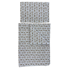  Soffi Baby ágynemû szett 2 részes 135x90 - 40x60cm Hód fehér babaágynemű, babapléd