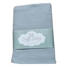 Soffi Baby takaró muszlin dupla szürke 70x90cm babaágynemű, babapléd