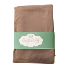 Soffi Baby takaró pamut dupla barna 80x100cm babaágynemű, babapléd