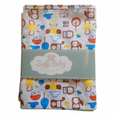 Soffi Baby takaró pamut dupla me zoo 80x100cm babaágynemű, babapléd