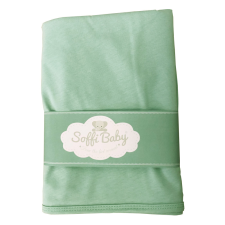 Soffi Baby takaró pamut dupla zöld 80x100cm babaágynemű, babapléd