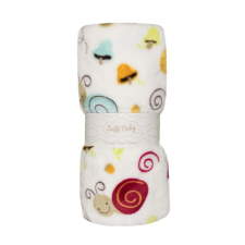  Soffi Baby takaró plüss dupla csigás 75x100cm lakástextília