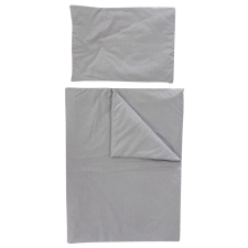 Soffi Soffi Baby ágynemû szett 2 részes 135x90 - 40x60cm apró csillag mintás szürke babaágynemű, babapléd