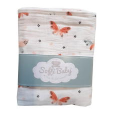 Soffi Soffi Baby takaró muszlin dupla pillangós 70x90cm babaágynemű, babapléd