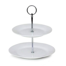  SOFIA, porcelán kínálótál  2 emeletes sütés és főzés