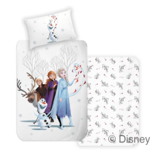 sofiteks DISNEY Jégvarázs ágyneműhuzat + párnahuzat, 140x200cm + 50x70cm lakástextília