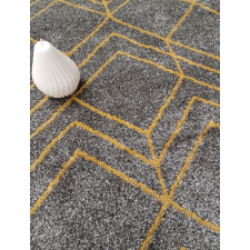 sofiteks FRESH modern absztrakt szőnyeg, sárga-szürke, 60x110 lakástextília