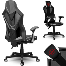 SOFOTEL Gamer szék Shiro , ergonomikus , dönthető , eco bőr , fekete -fehér - Sofotel forgószék