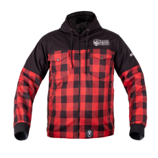  Softshell kabát W-TEC Black Heart Rozzer piros-fekete 3XL