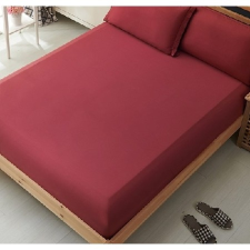 Sofy pamut gumis lepedő, 180x200 cm - bordó színben lakástextília