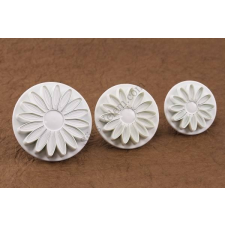 Sokszirmú virág fondant kiszúró margaréta, gerbera és napraforgó készítéshez sütés és főzés