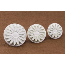  Sokszirmú virág fondant kiszúró  margaréta, gerbera és napraforgó készítéshez konyhai eszköz