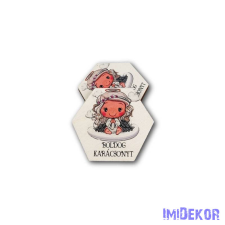  Sokszög karácsonyi 5db/csomag 6,5x7,5cm - Cuki Angyal dekorációs kellék