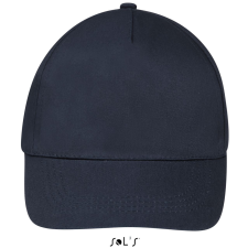 SOL'S 5 paneles tépőzáras pamut baseball sapka SO88119, French Navy-U munkaruha
