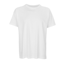 SOL'S BOXY széles fazonú organikus férfi rövid ujjú póló SO03806, White-XL
