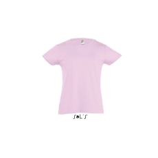 SOL'S CHERRY rövid ujjú környakas kislány pamut póló SO11981, Medium Pink-6A