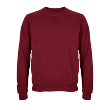 SOL&#039;S Columbia, unisex környakas pulóver, SO04182-03814, Burgundy-XS férfi pulóver, kardigán