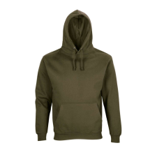 SOL&#039;S Condor, unisex kapucnis pulóver, SO04181-03815, Army-XS férfi pulóver, kardigán